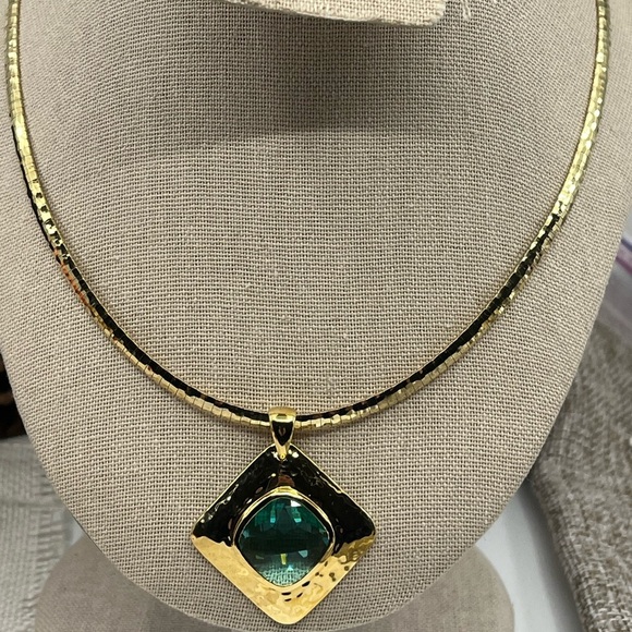 Technibond 18K Gold Over 925 Italy Sterling Silver Pendant Necklace – 30g – Box - Picture 9 of 17